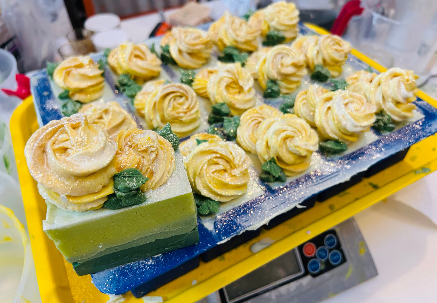 Rustic Gardenia Vegan Coconut Milk Salt Soap