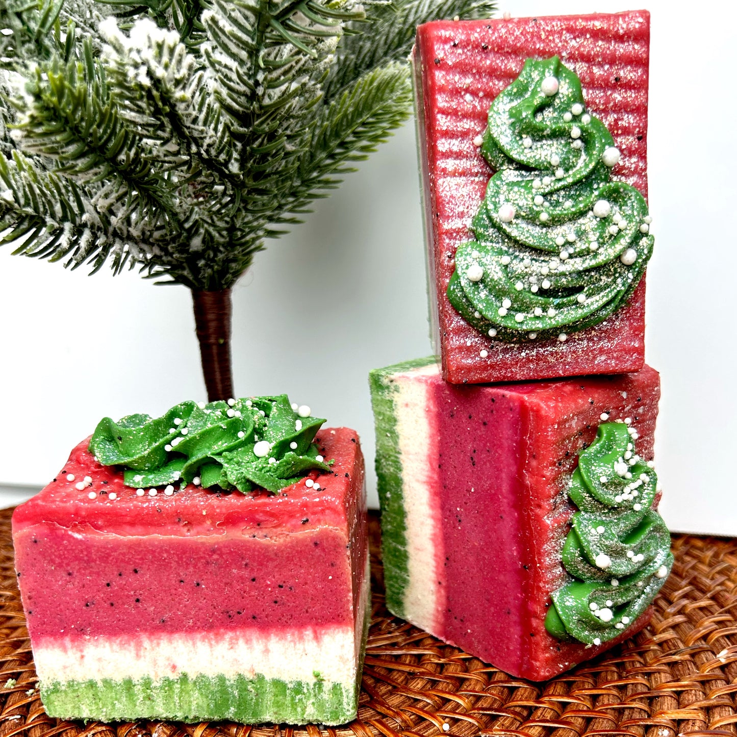 "Seaside Christmas" Organic Coconut Milk Salt Soap - (Holiday)