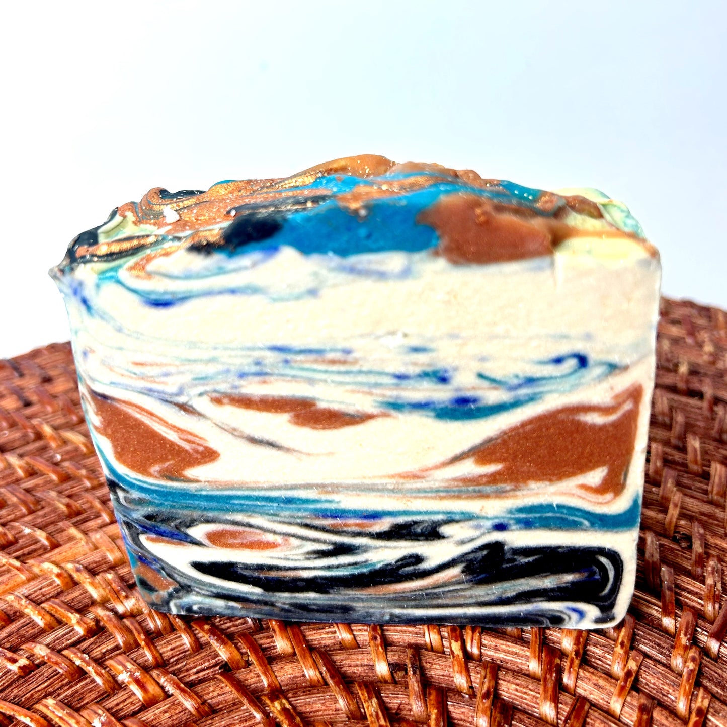 Mahogany & Teakwood Fresh 100% Fresh Raw Goat Milk Soap