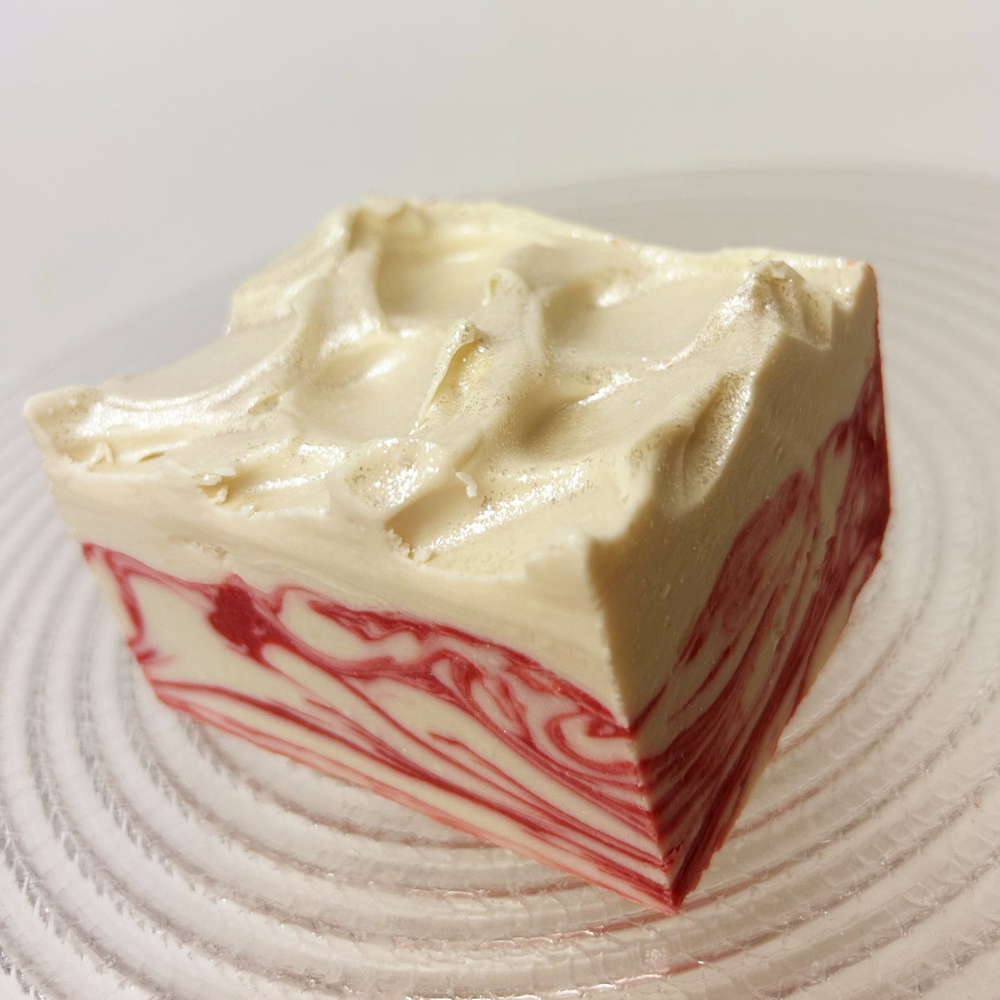 Coconut Milk Seafoam Soap "Peppermint & Coconut Cream" Holiday