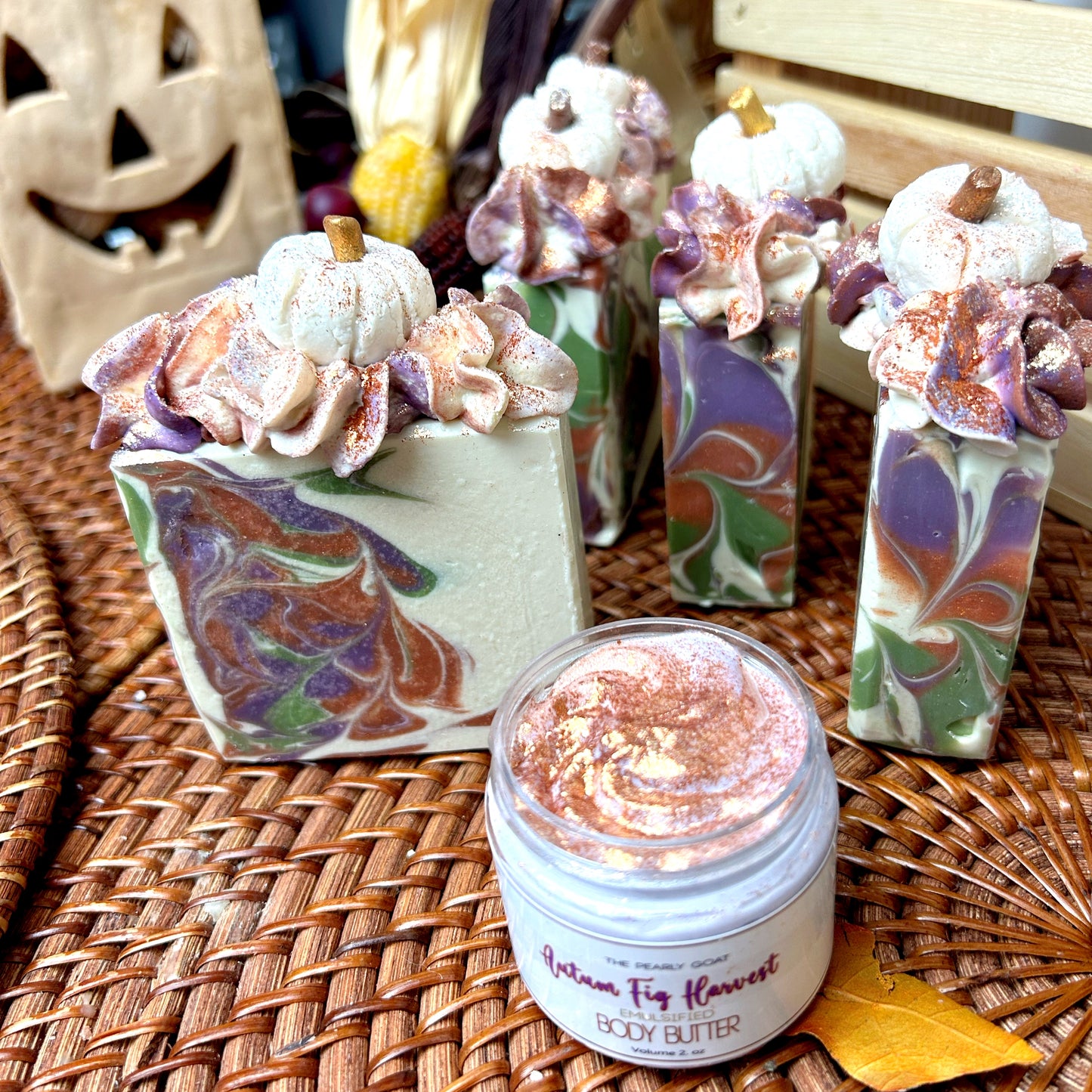Cinderella's Pumpkin - Autumn Fig Goat Milk Soap - Pre Order Release Date Sept 1, 25