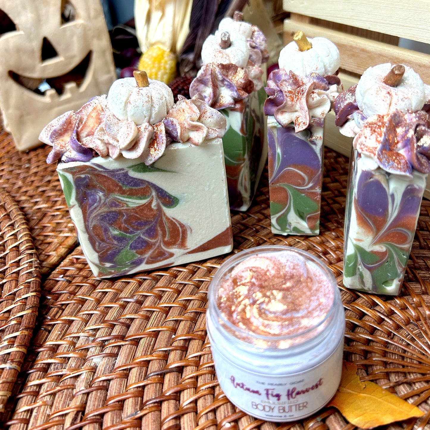 Cinderella's Pumpkin - Autumn Fig Goat Milk Soap - Pre Order Release Date Sept 1, 25
