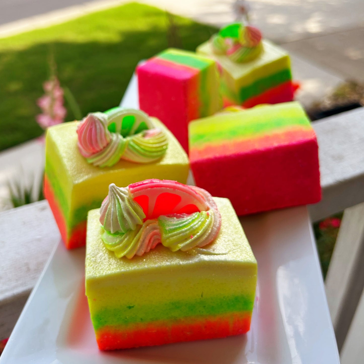 Citrus Sorbet Colossal Salt Spa Bar - (Four Essential Oils) - Seasonal