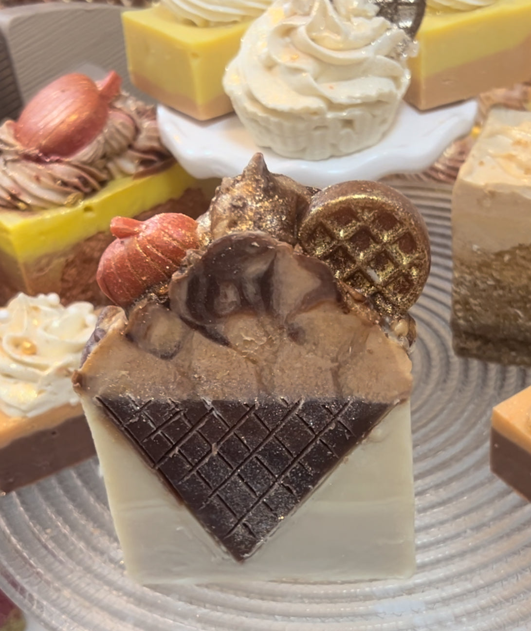 Pumpkin Pecan Waffle Gelato - Vegan Coconut Milk Soap