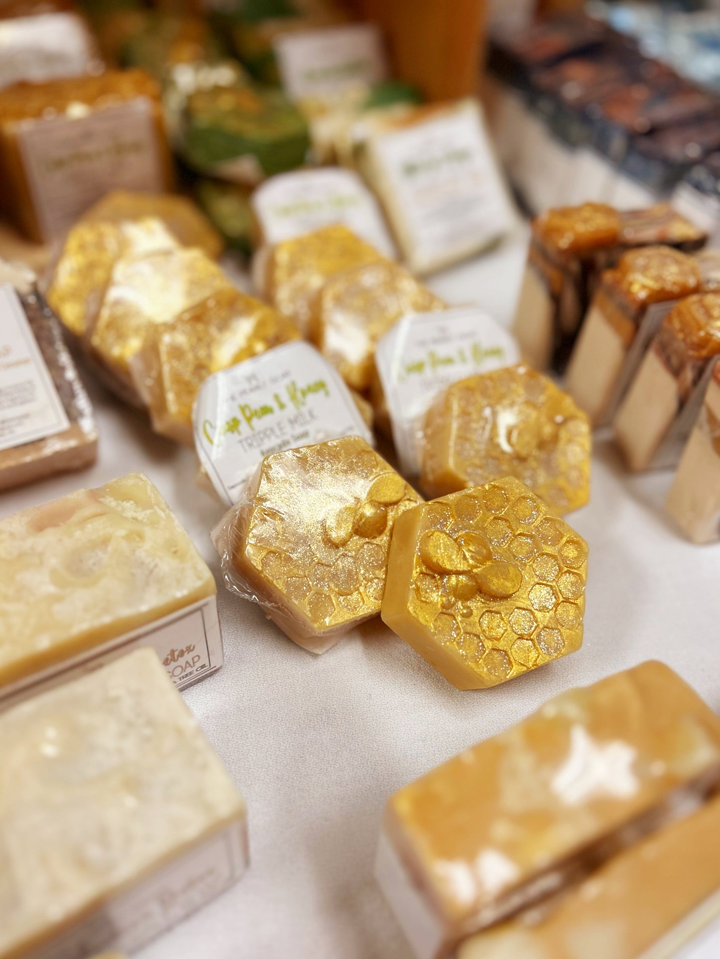 "Snowy Christmas Tree Farm" Fresh Raw Goat Milk Soap - Pre Order release Date 11/15/25