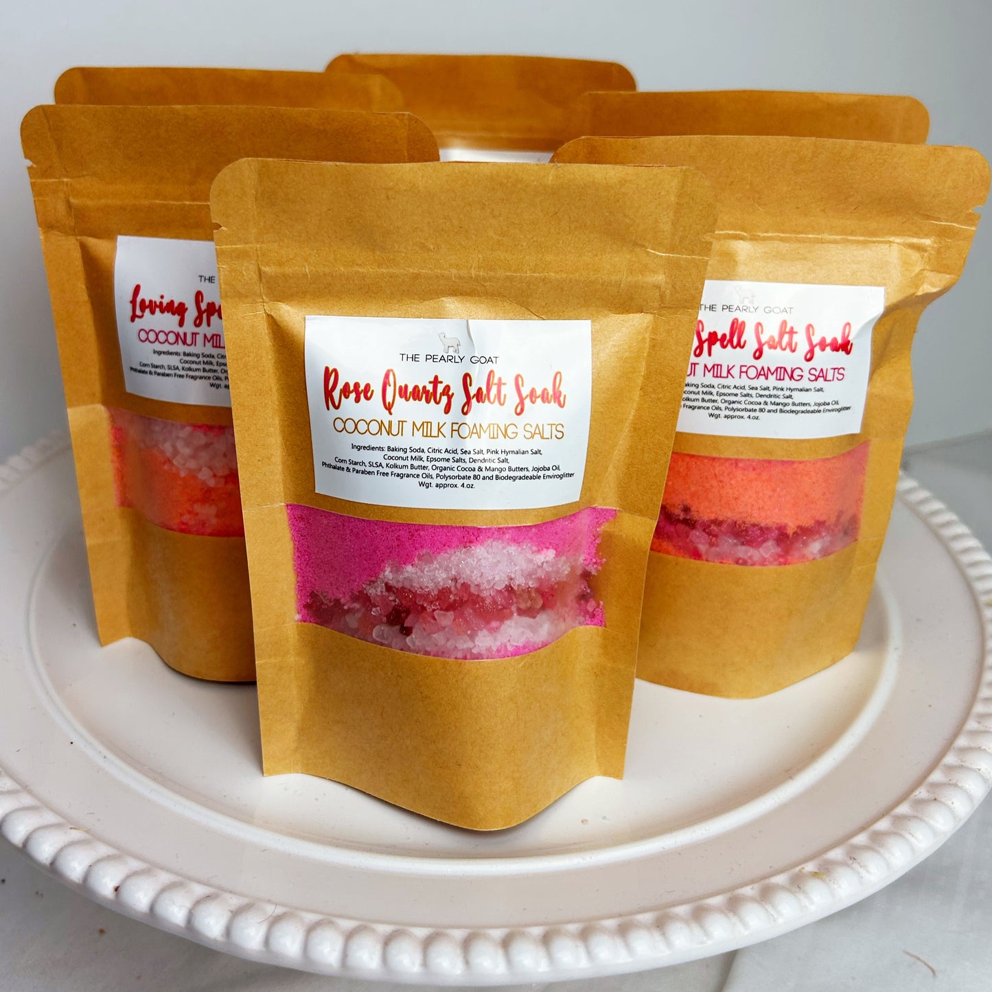 Oatmeal Goat Milk & Honey Butter Bombs "Luxurious Goat Milk, fizzing Foaming Soak.