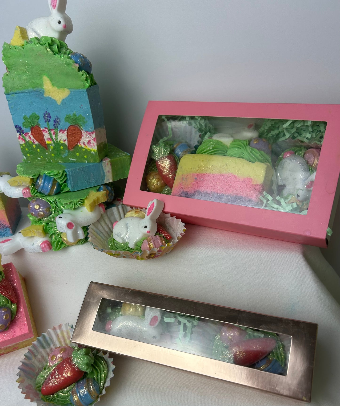 Easter "Cotton Patch" Raw Goat Milk Soap - Hello Spring