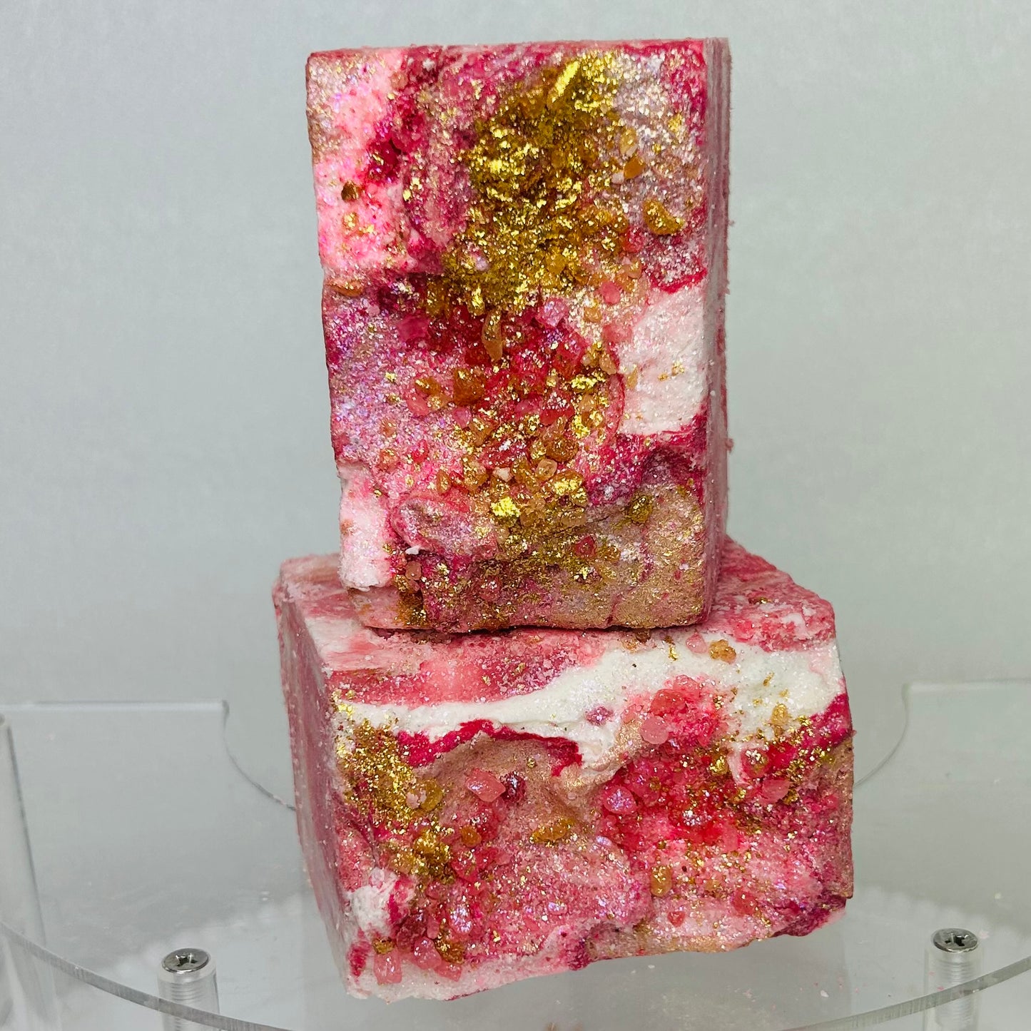 "Rose Quartz" Colossal Coconut Cream Salt Soap