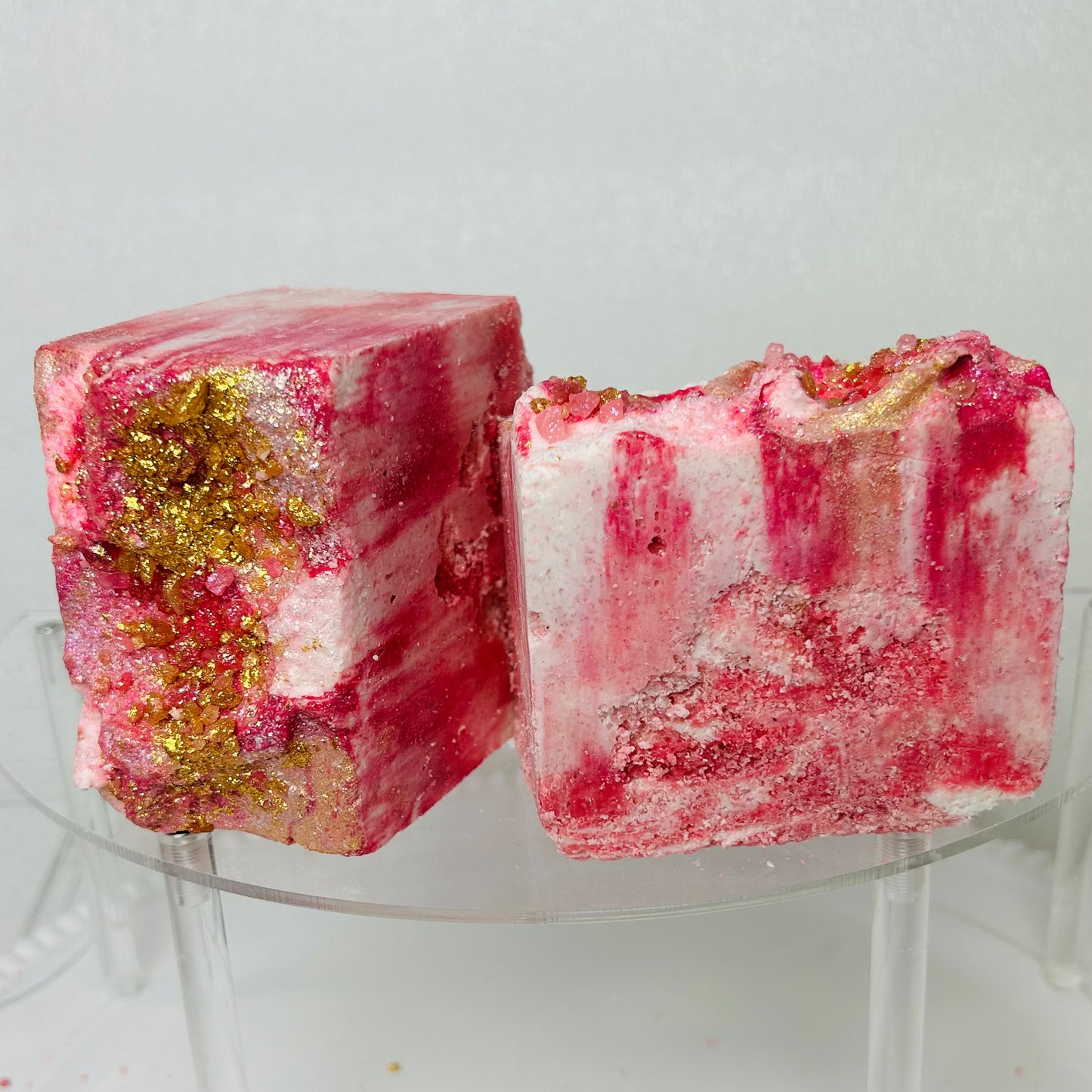 "Rose Quartz" Colossal Coconut Cream Salt Soap