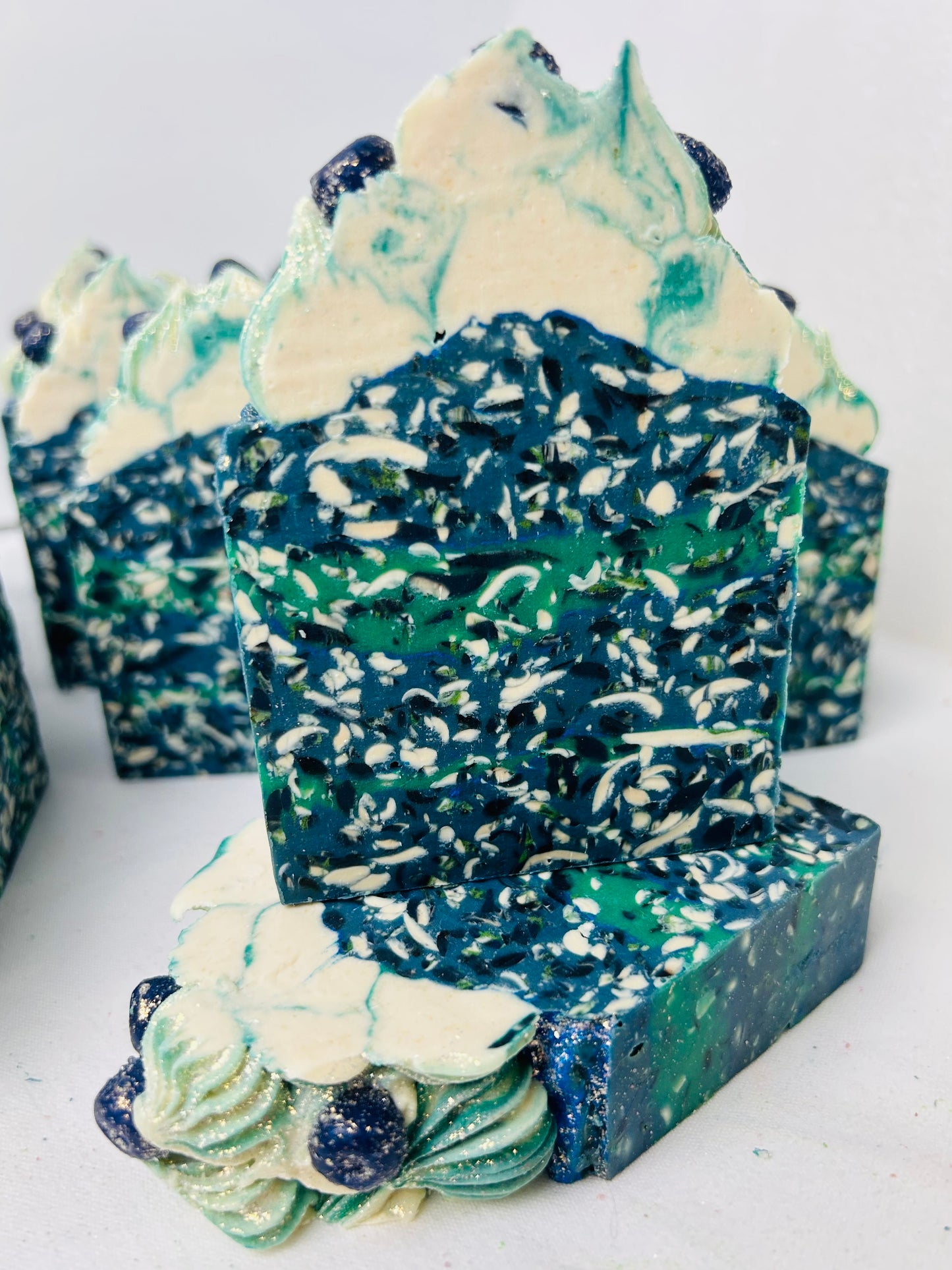 Grass Fed Beef Tallow & Goat Milk - Blueberry and Thyme Soap - Pre Order Release Date 9/31/25