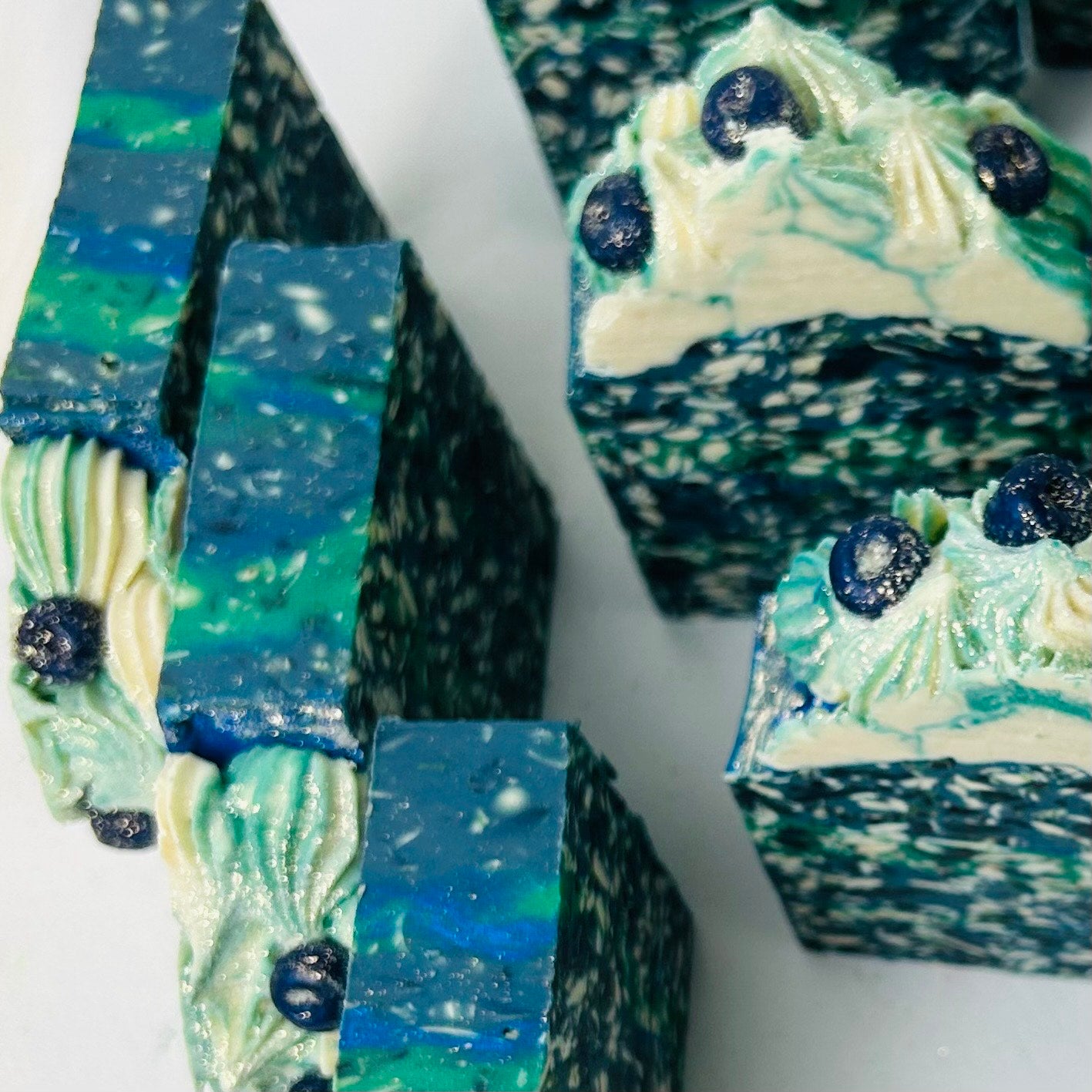 Grass Fed Beef Tallow & Goat Milk - Blueberry and Thyme Soap - Pre Order Release Date 9/31/25