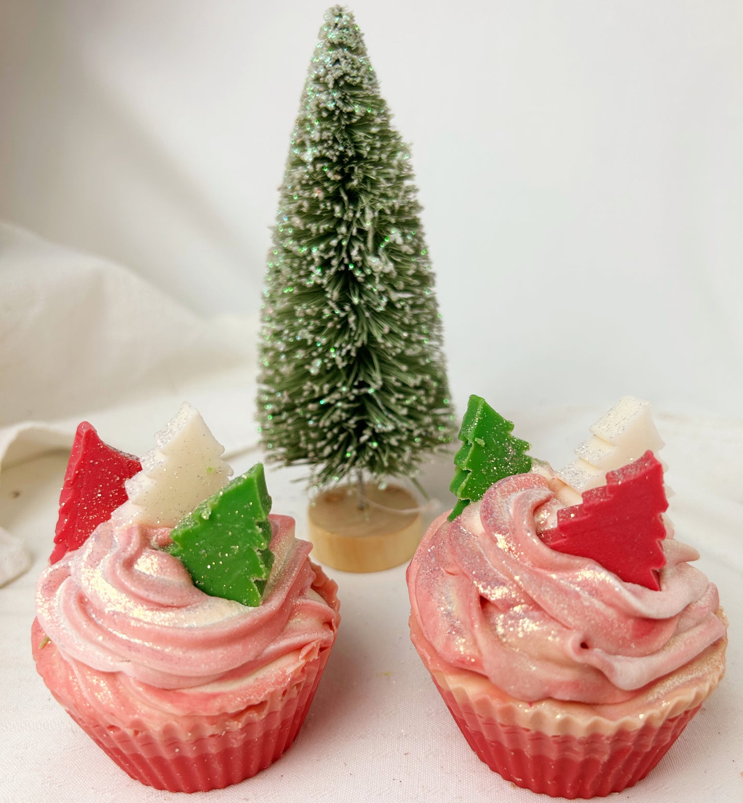 "Snowy Christmas Tree Farm" Fresh Raw Goat Milk Soap - Pre Order release Date 11/15/25