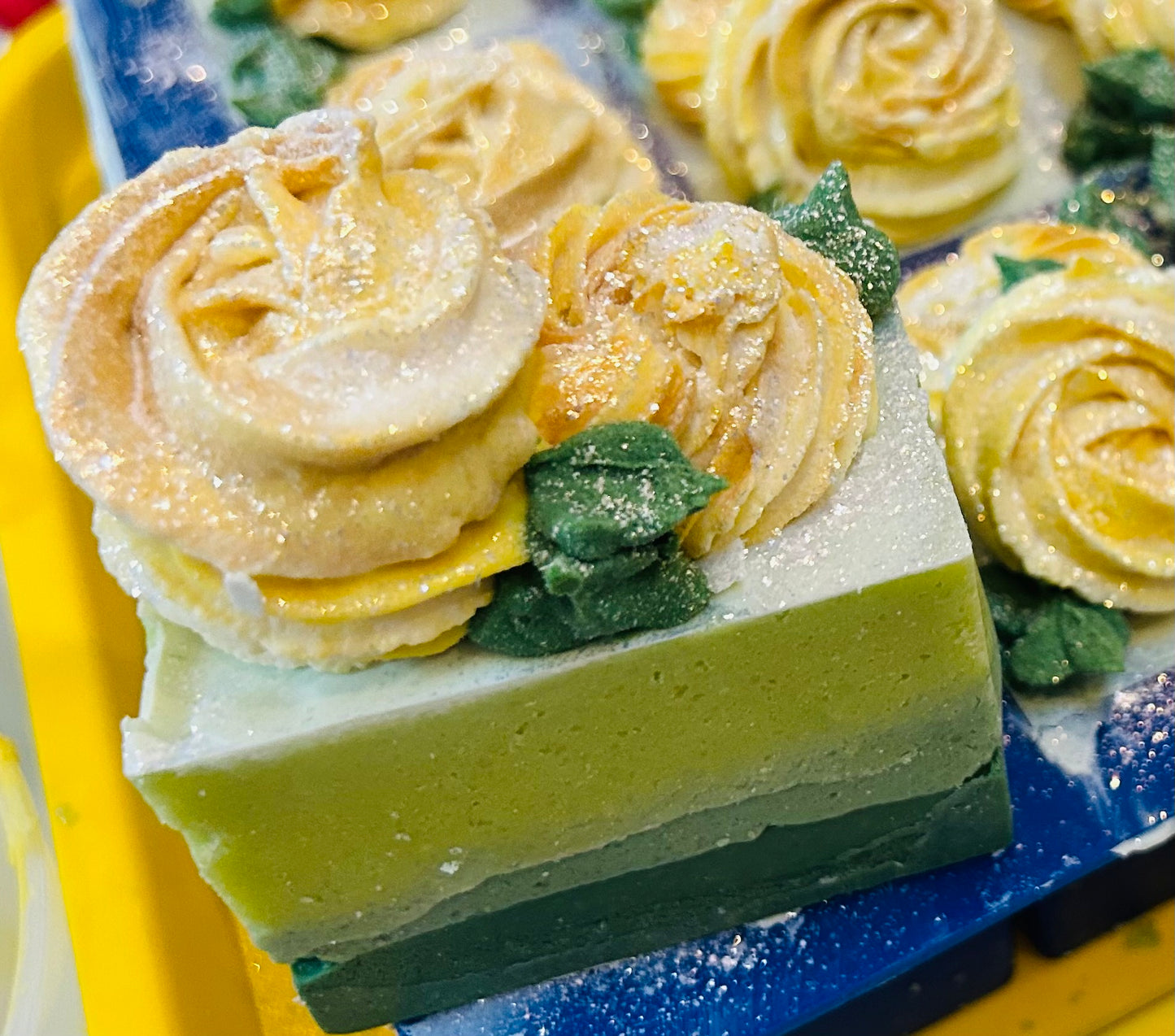 Rustic Gardenia Vegan Coconut Milk Salt Soap
