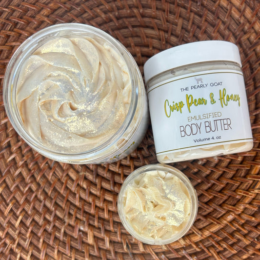 Crisp Anjou Pear & Honey Emulsified Body Butter