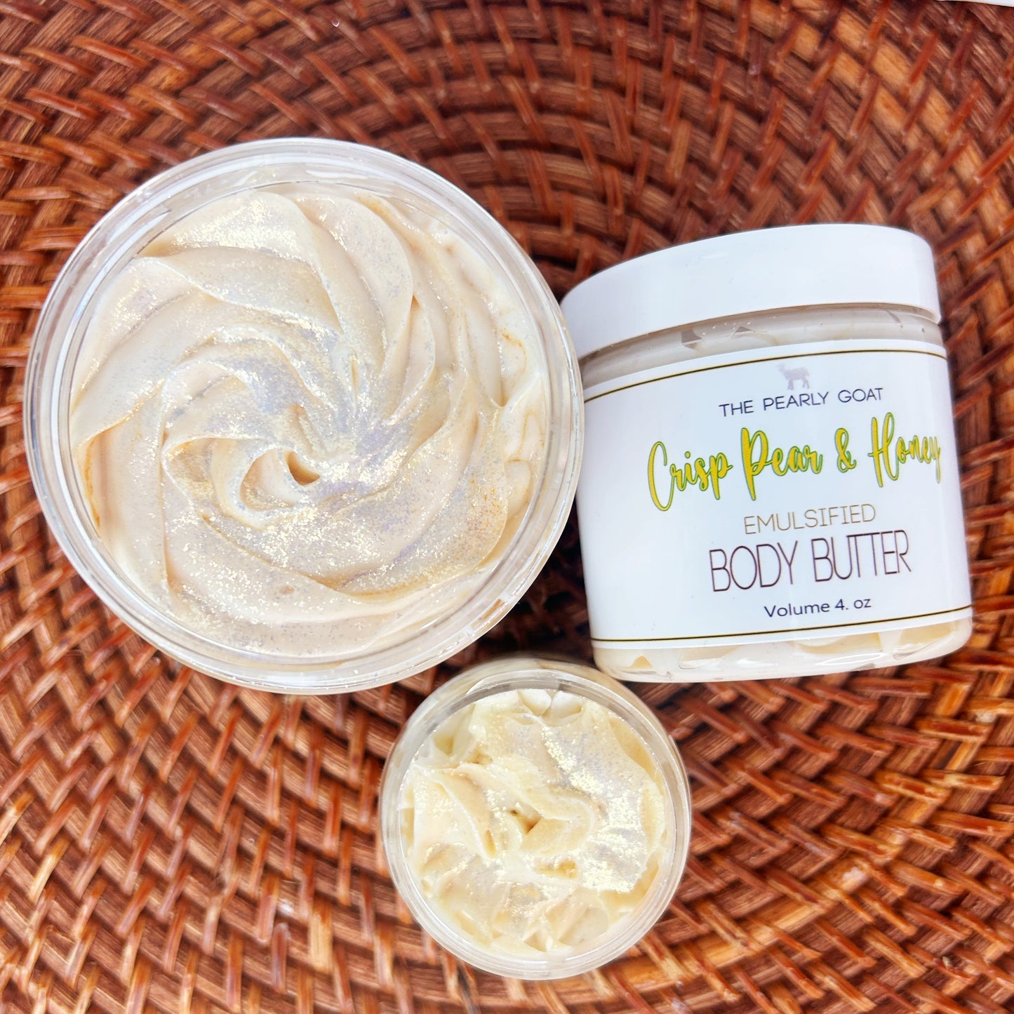 Crisp Anjou Pear & Honey Emulsified Body Butter