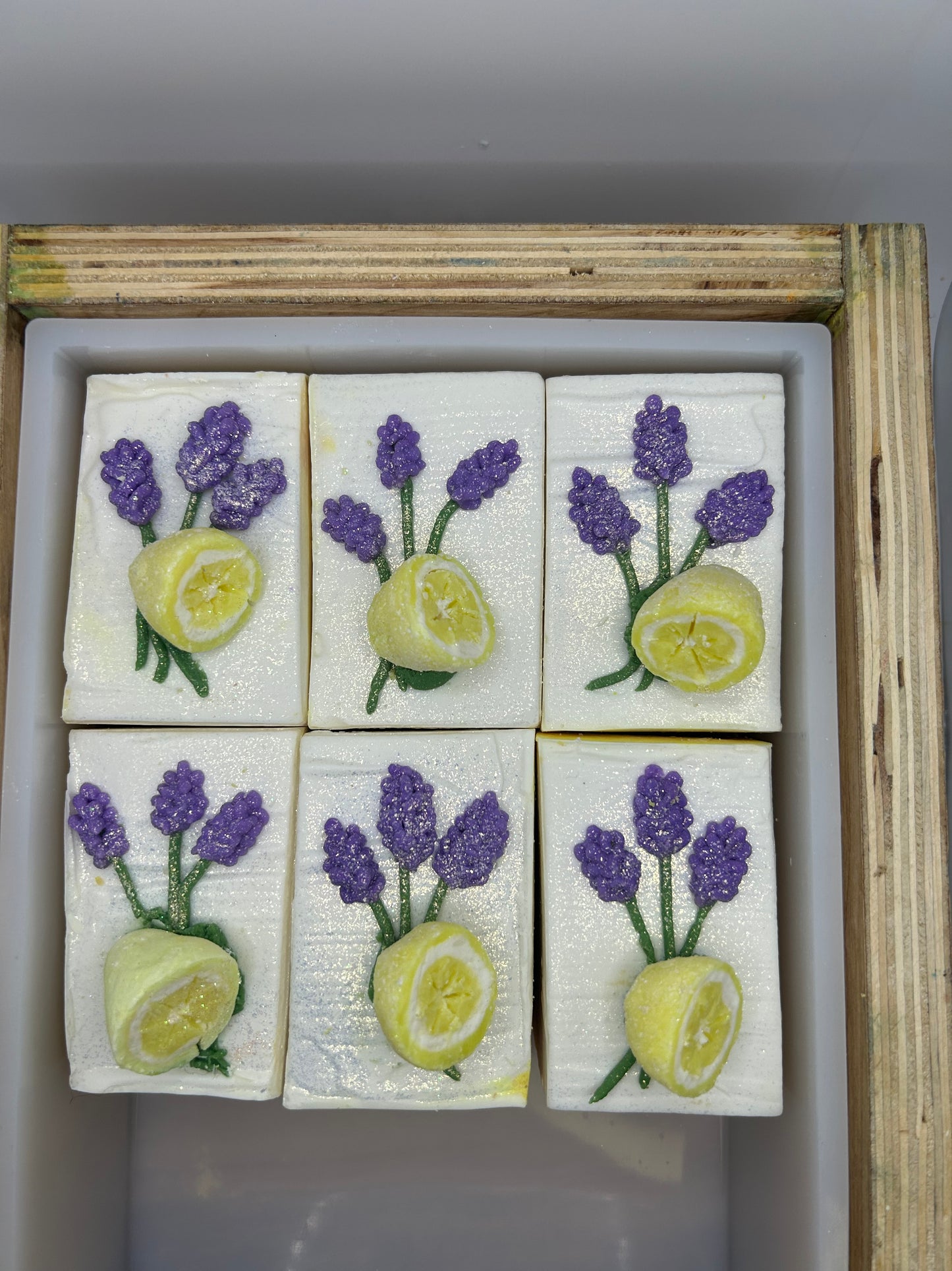 Lemon Lavender Vegan Coconut Milk Salt Soap