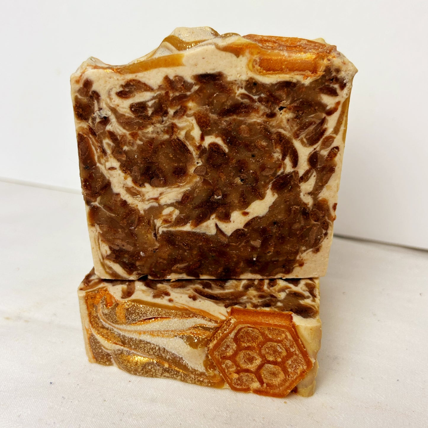 Oatmeal Honey Cream" Fresh Raw Goat Milk and Honey Soap