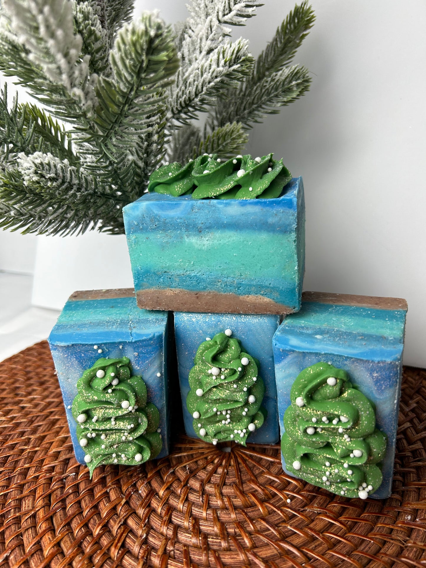 "Seaside Christmas" Organic Coconut Milk Salt Soap - (Holiday)