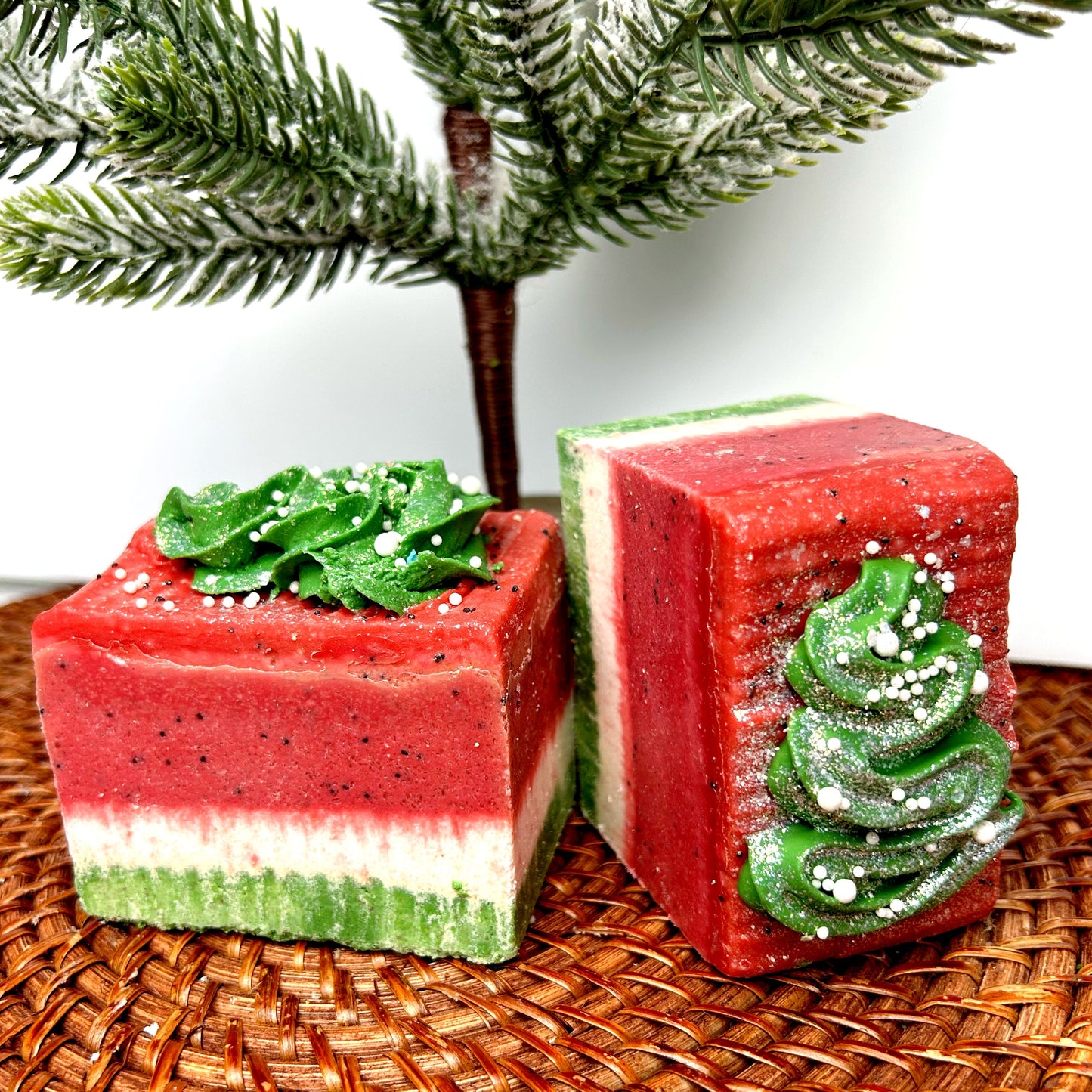 "Christmas in the South" Organic Coconut Milk Salt Soap