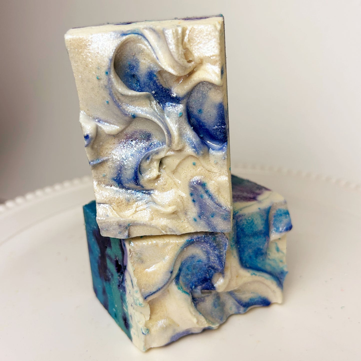 The Perfect Man Vegan Coconut Cream Salt Soap (new) Gone Fishing & Stormy Seas smaller size too!