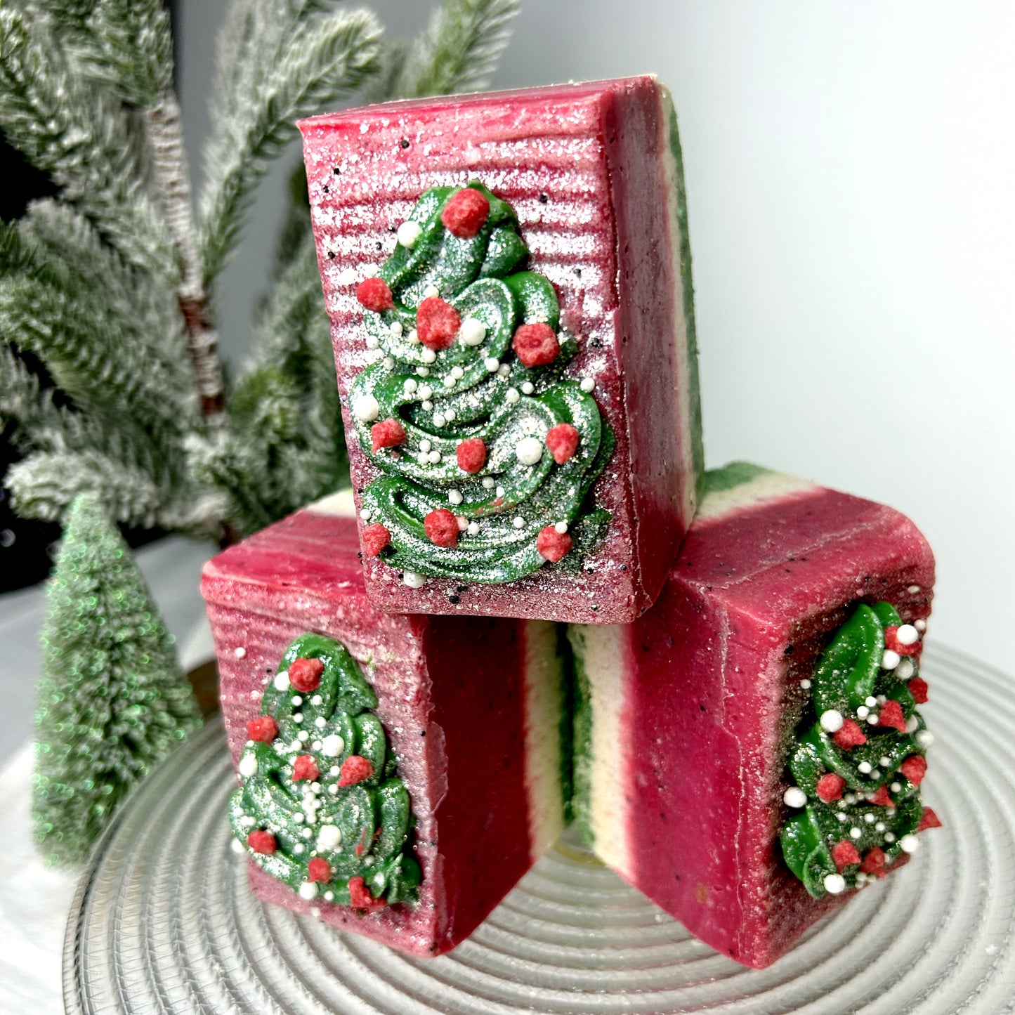 "Seaside Christmas" Organic Coconut Milk Salt Soap - (Holiday)