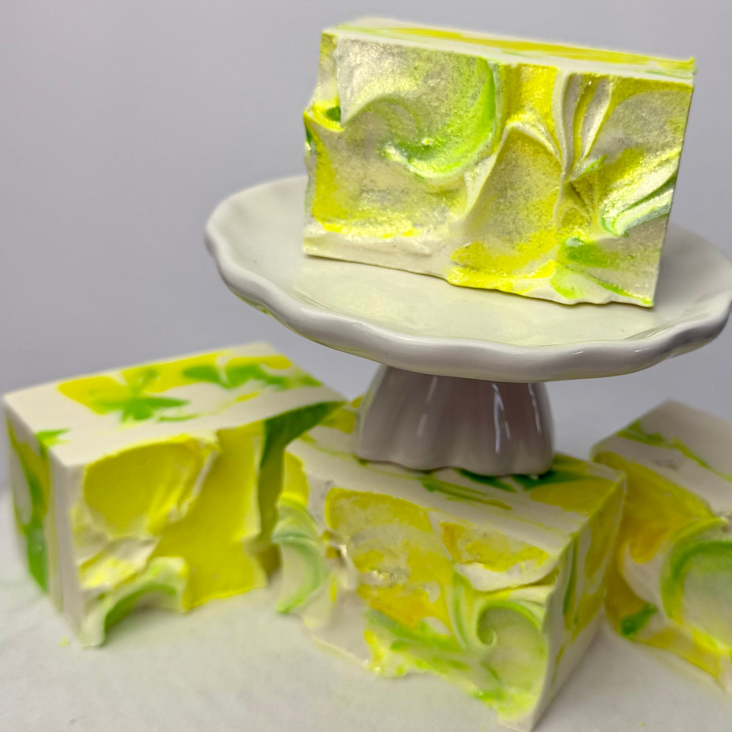 Coconut Milk Seafoam Soap "Honeysuckle"