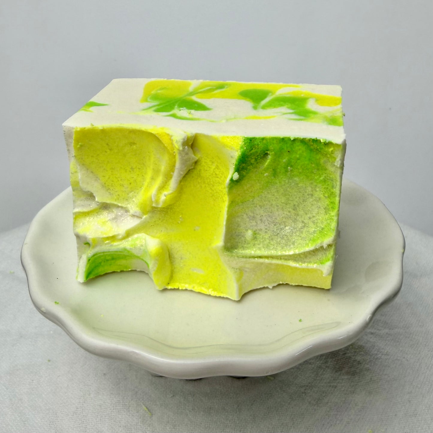 Coconut Milk Seafoam Soap "Honeysuckle"