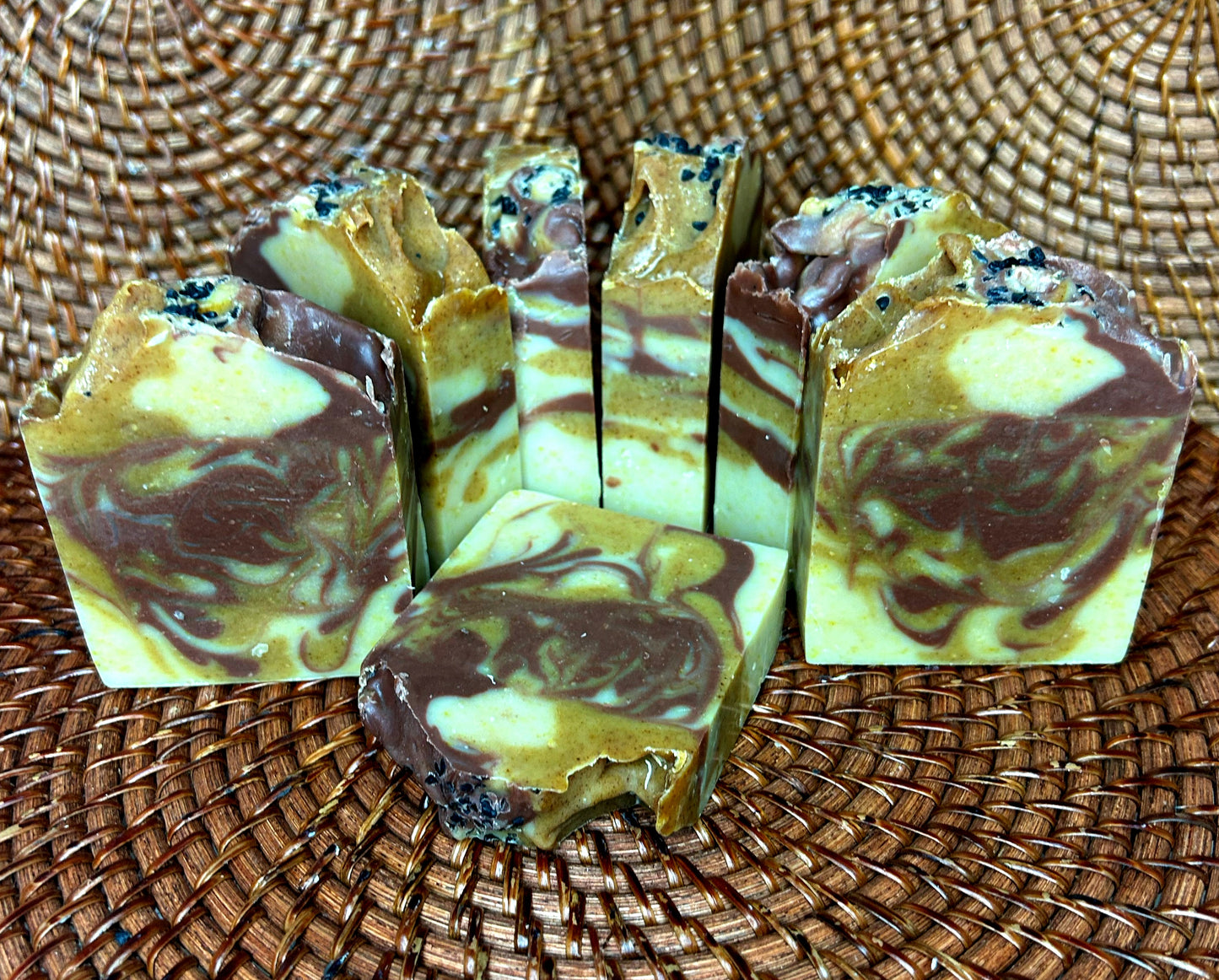 Black Tea and Bergamot Rassoul Clay Fresh Raw Goat Milk & Organic Grass Fed Beef Tallow - A lovely Complexion Bar