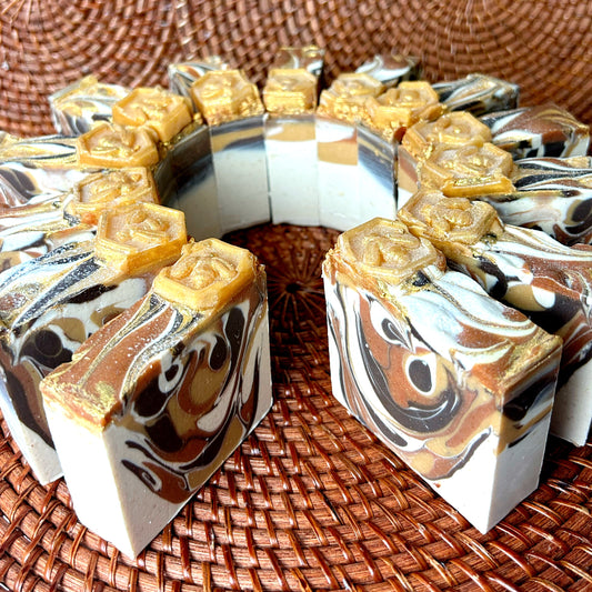 Oatmeal Honey Cream" Fresh Raw Goat Milk and Honey Soap