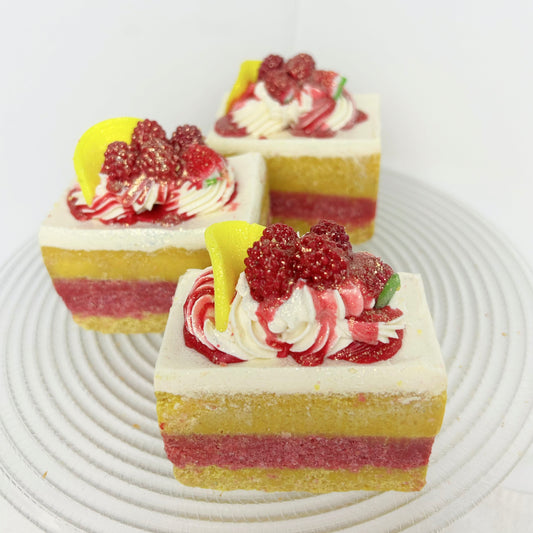 Raspberry Lemon Pound Cake Colossal Salt Spa Bar - These Smell So Delicious!