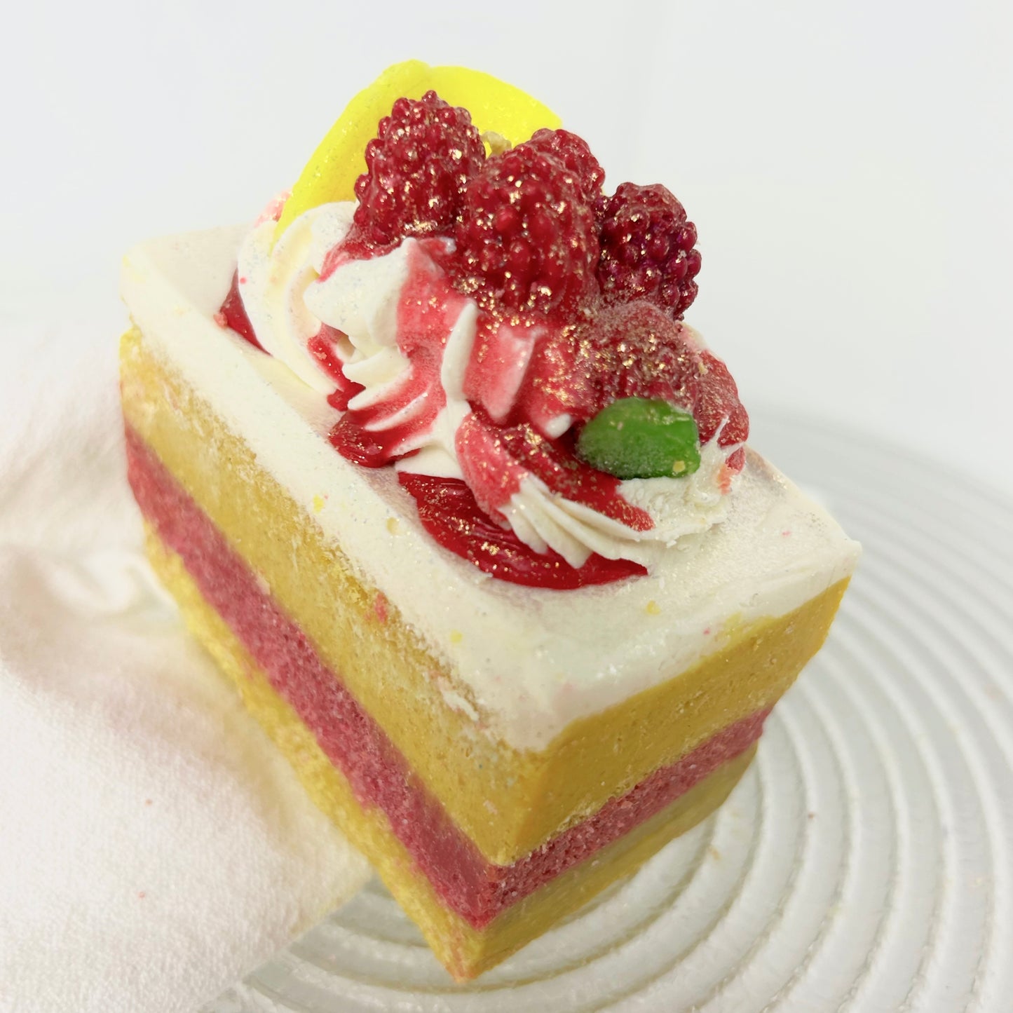 Raspberry Lemon Pound Cake Colossal Salt Spa Bar - These Smell So Delicious!