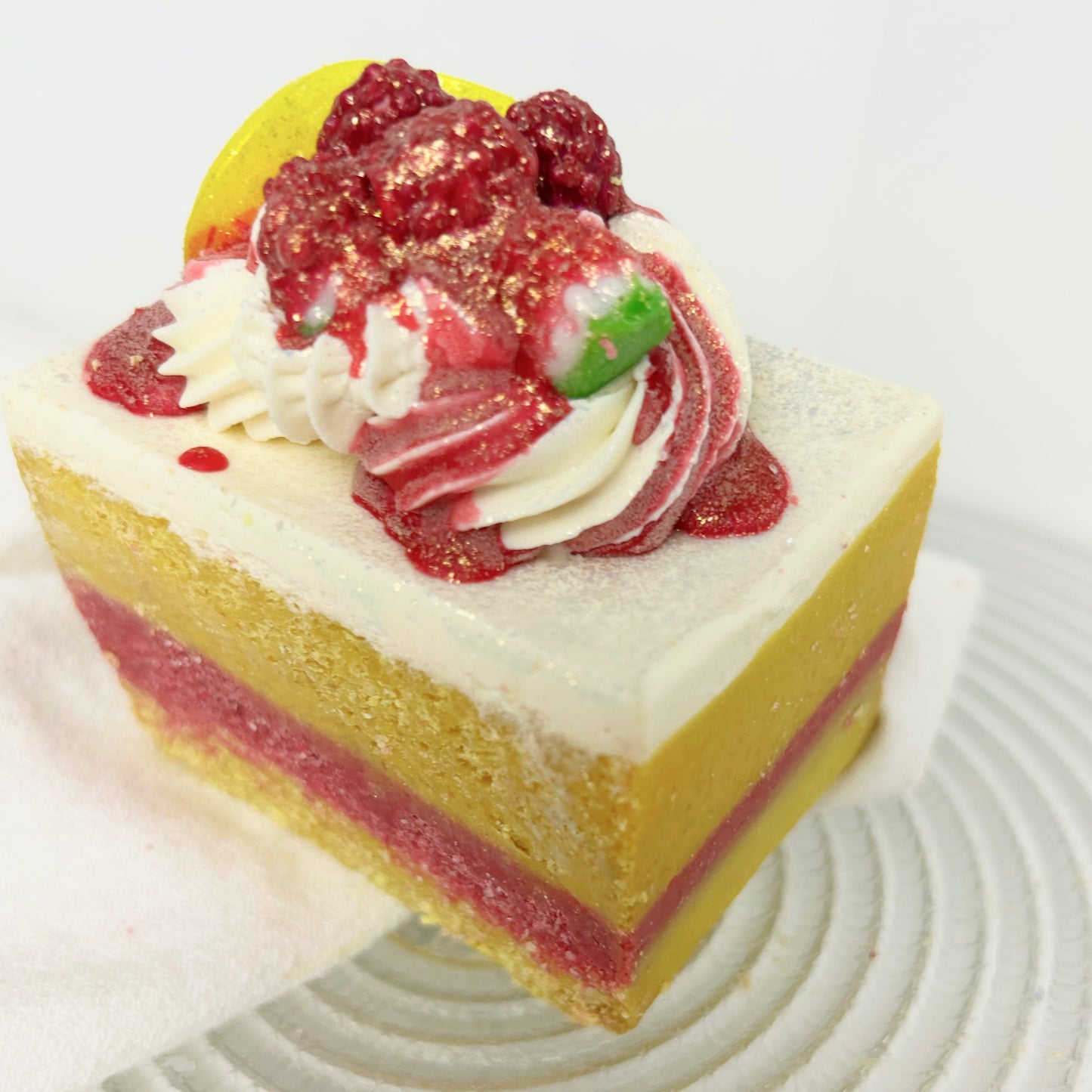 Raspberry Lemon Pound Cake Colossal Salt Spa Bar - These Smell So Delicious!