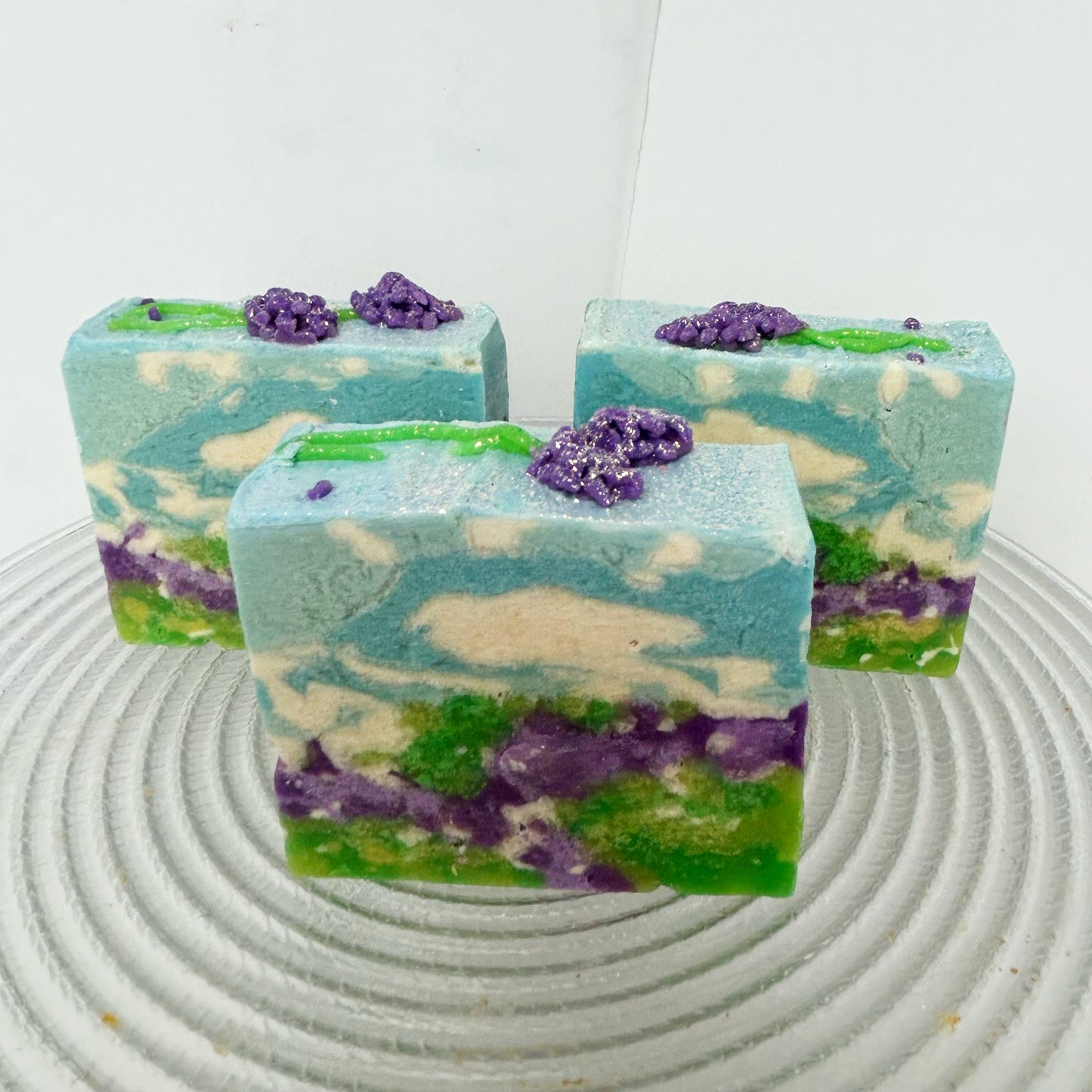 "Lilac Blossoms" Fresh Raw Goat Milk Soap