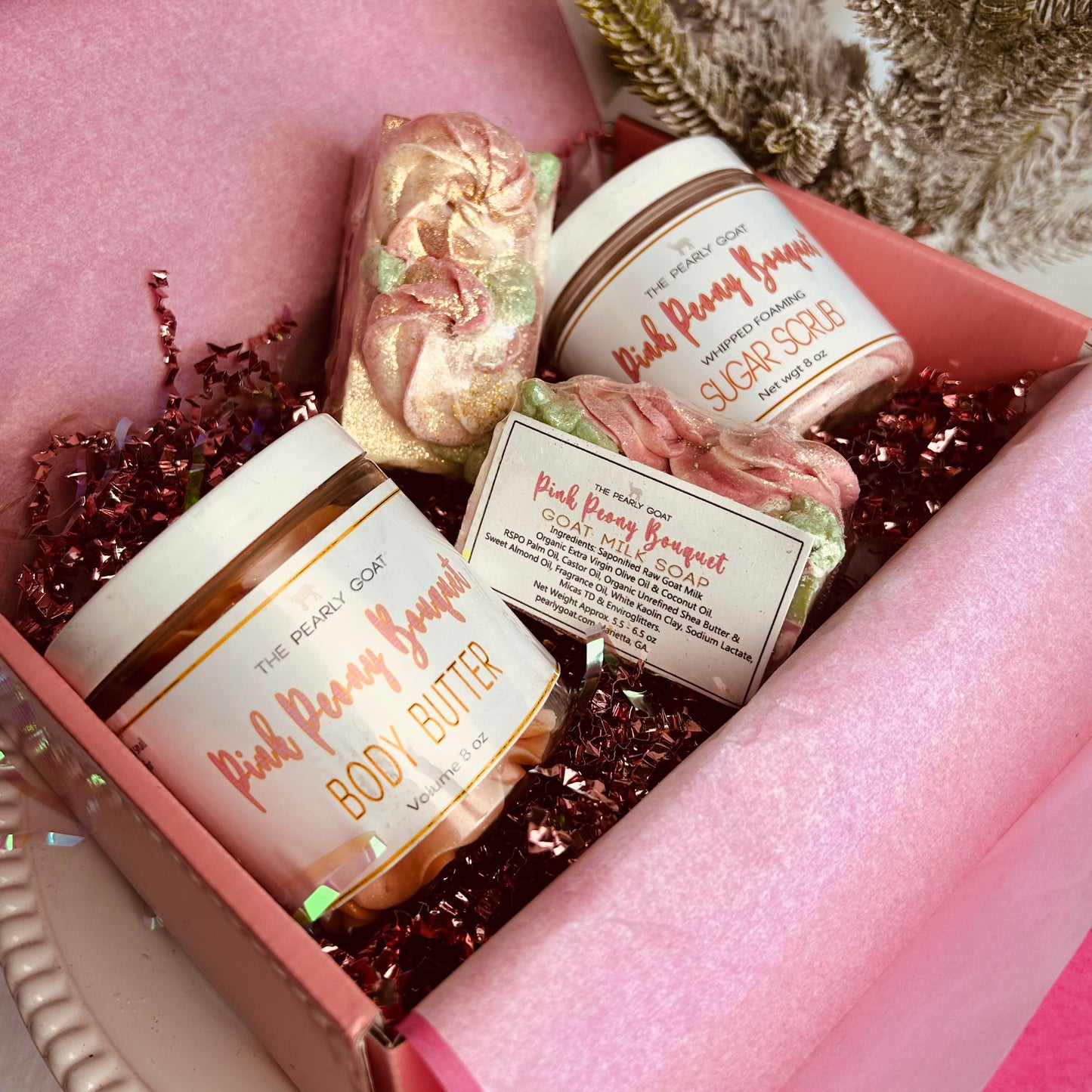 Pink Peony Bouquet Traditional Body Butter