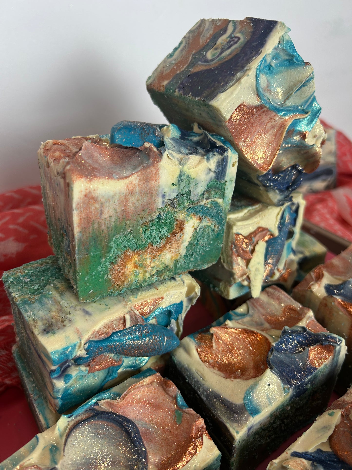 Mahogany & Teakwood Vegan Coconut Milk Salt Soap