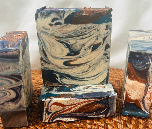 Mahogany & Teakwood Fresh 100% Fresh Raw Goat Milk Soap