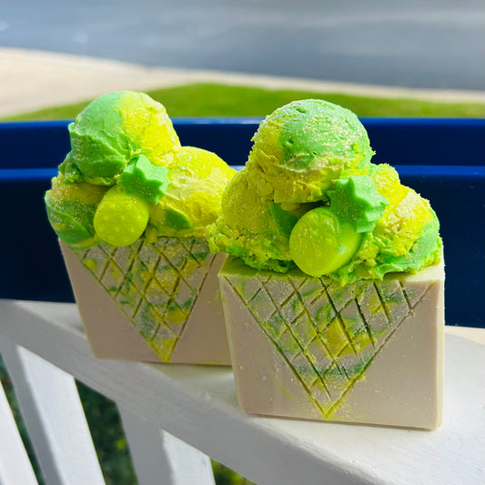 Pineapple Ice - Vegan Coconut Milk Whimsical Soap Bars & Donuts - - Pre Order Release Date 8/20/25