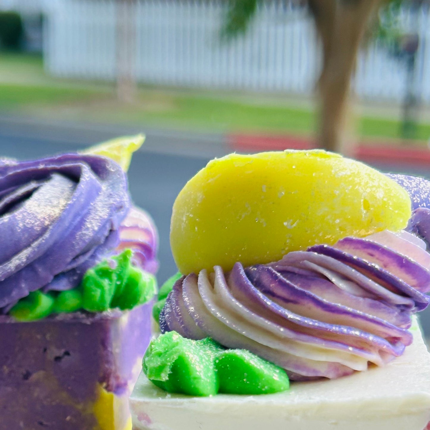 Rustic Lavender & Lemon Vegan Coconut Milk Salt Soap - Pre Order Release Date 10/12/25
