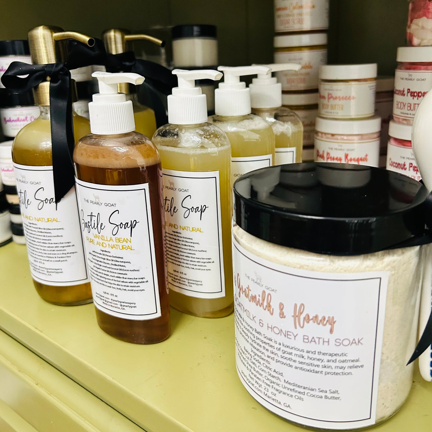 All Natural Organic Bastille Liquid Soap