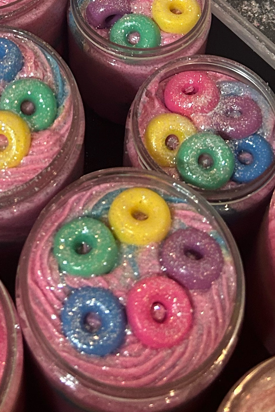 Rainbow Rings "Fruit Rings" Whipped Foaming Sugar Scrub