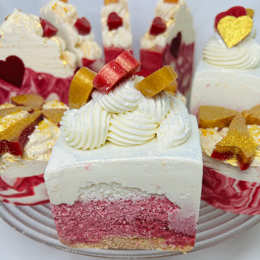 A Coconut Cream Love Knots Colossal Salt Spa Bar - Holiday- Seasonal Pre Oreder Release Date 2/2