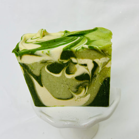 Matcha Avocado Vegan Coconut Milk Soap - Rosemary & Peppermint _Pre Order Release Date 3/16/26