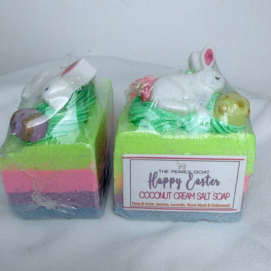 Easter "Cotton Patch "Hello Spring" Coconut Milk Salt Bar