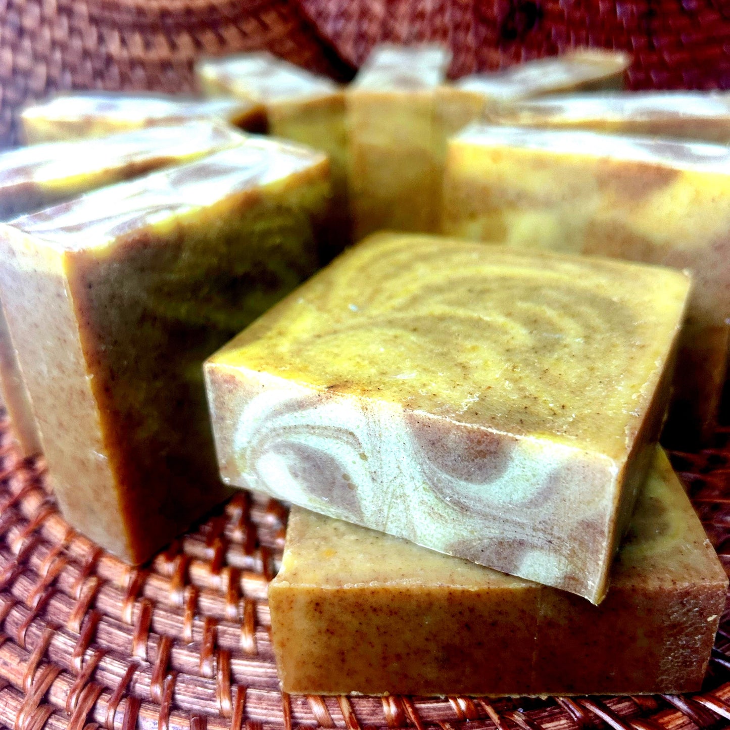 Natural Grass Fed Beef Tallow & Fresh Raw Goat Milk Soap - Eucalyptus, Lemon & Orange Essential Oils