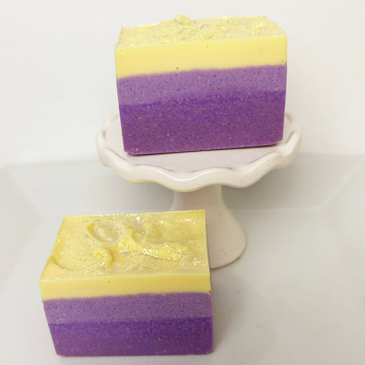 Lavender& Lemon Vegan Coconut Milk Salt Soap Smaller size