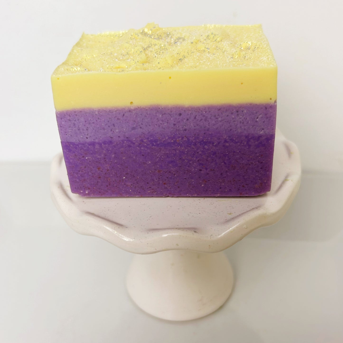 Lavender& Lemon Vegan Coconut Milk Salt Soap Smaller size