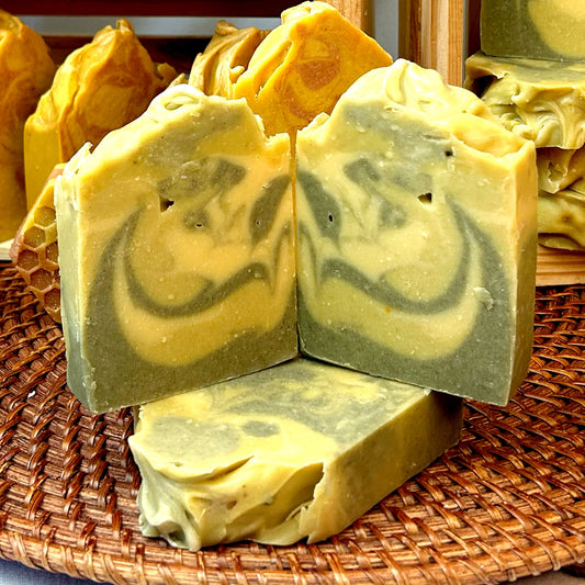 Vegan Avocado Coconut Milk Soap -Lemongrass and Lime Essential Oils