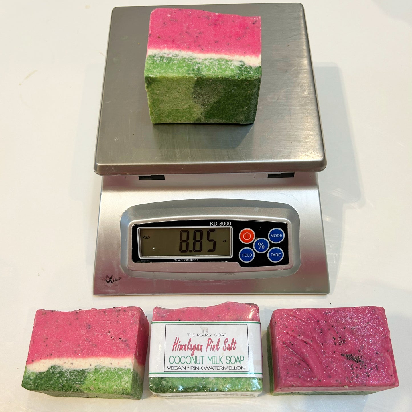 Vegan Pink Watermelon Colossal Coconut Milk Salt Bar