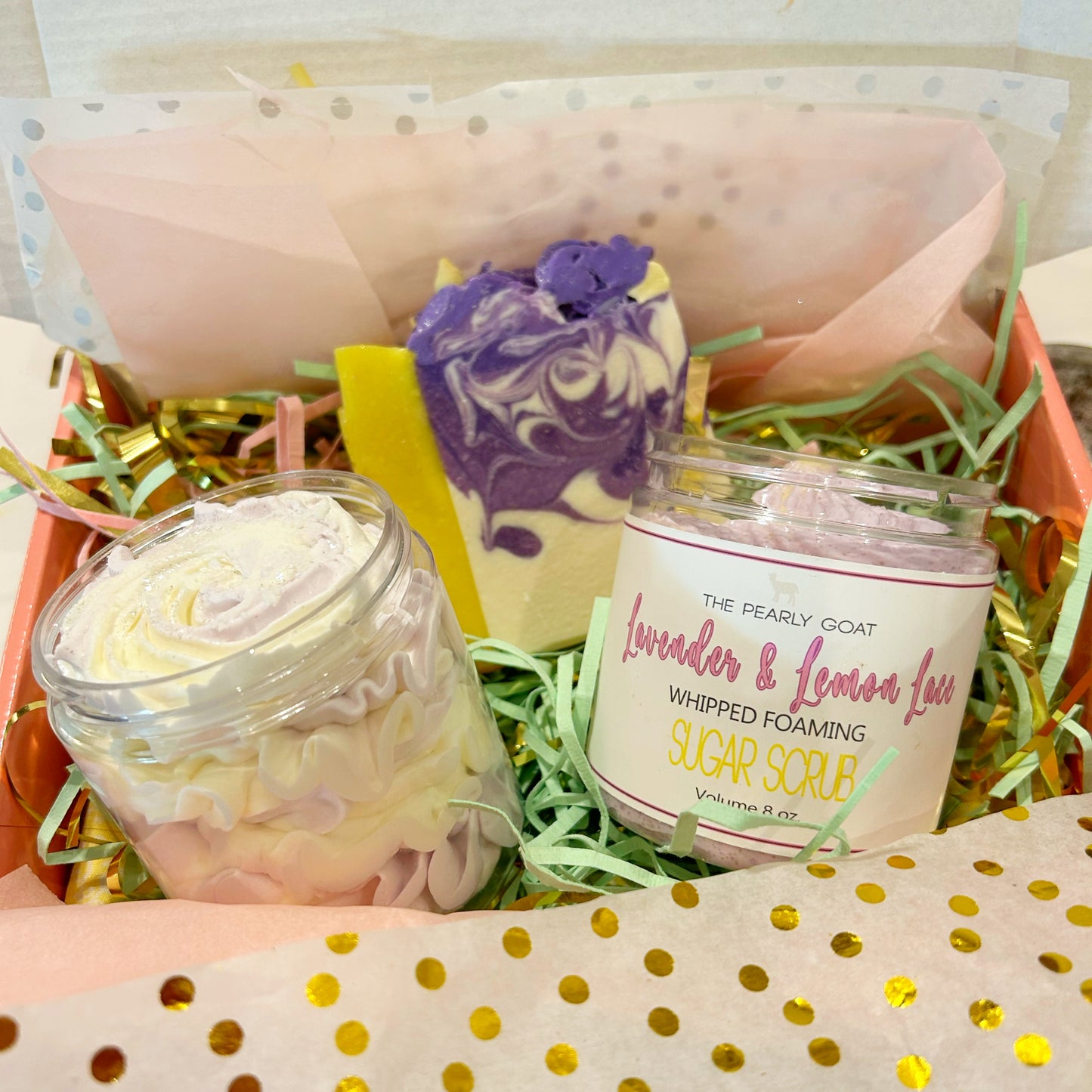 Lavender & Lemon Sugar Scrub - Whipped Foaming