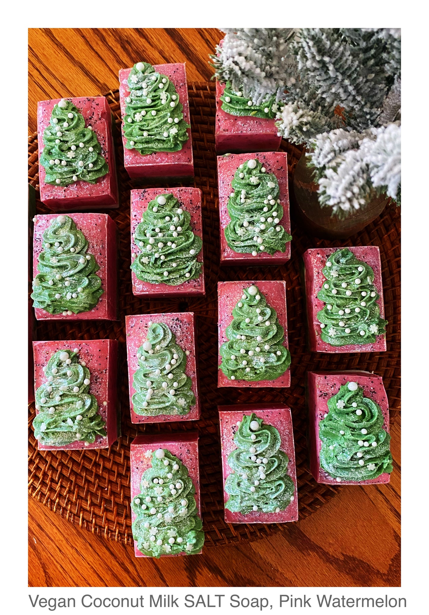 Vegan Pink Watermelon Colossal Coconut Milk Salt Bar